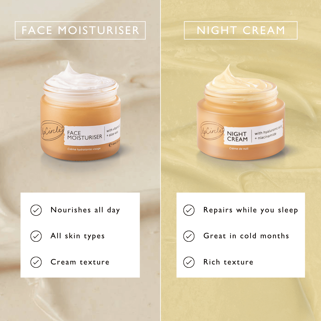 Certified Natural Night Cream With Hyaluronic Acid & Niacinamide