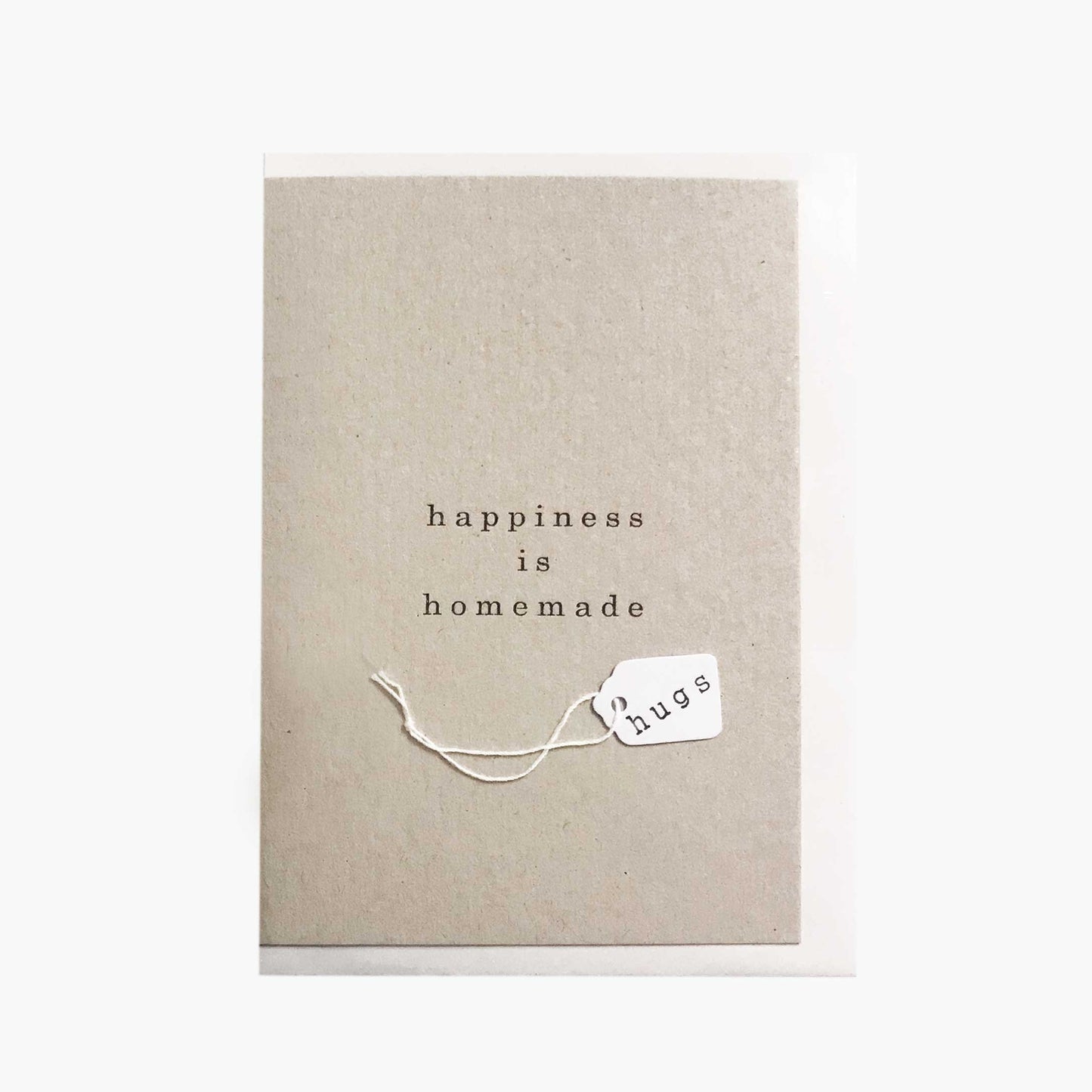 Happiness is Homemade Card