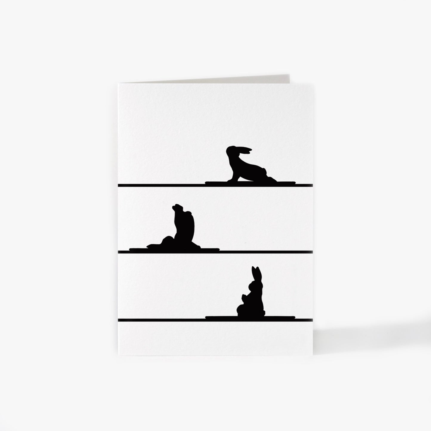 Yoga Rabbit Card