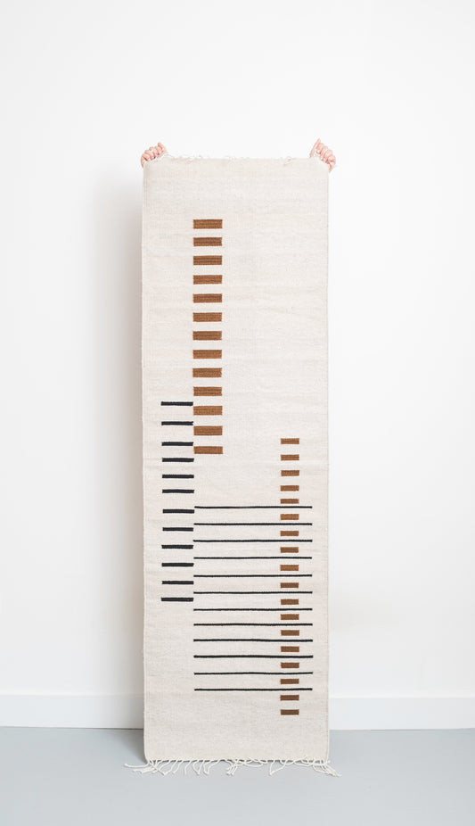 Long Parallel Runner Off White