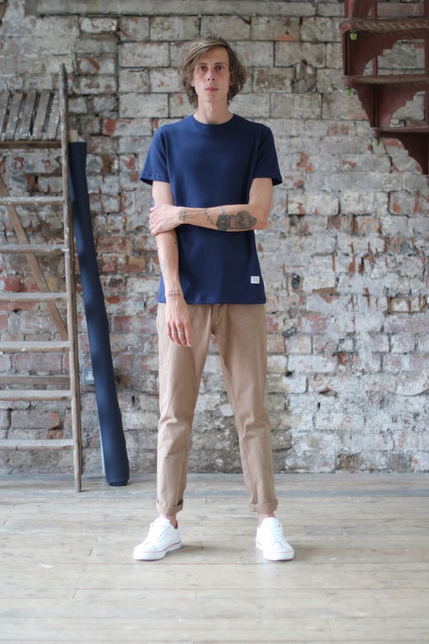 Navy Bigbury T-Shirt