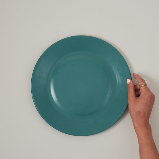 Matt Teal Ceramic Side Plate