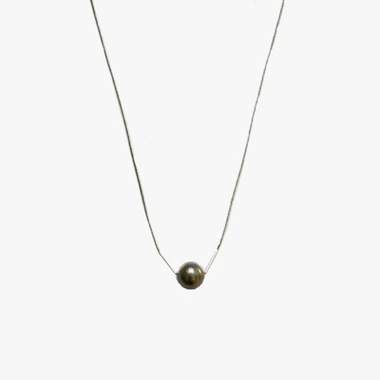Tahitian Pearl Moon Necklace