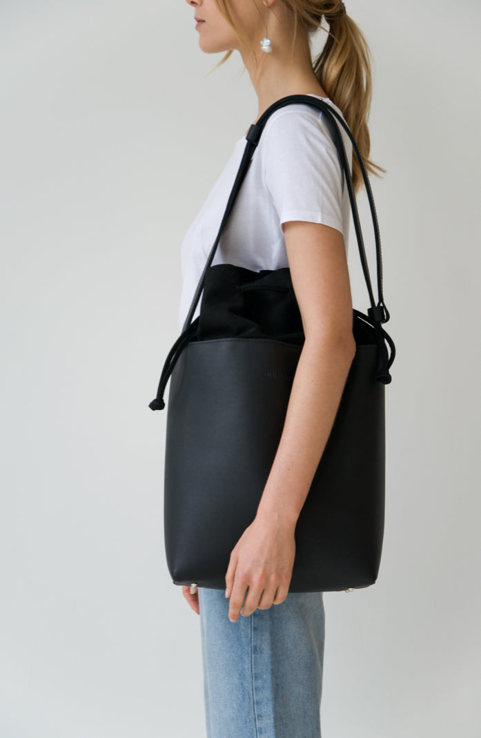 Leather Muse Bucket Bag