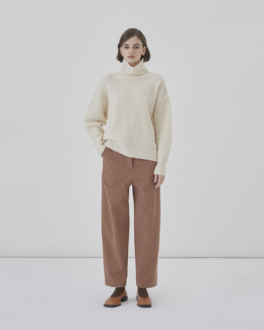 Bennett Cashmere Blend Sweater in Off White