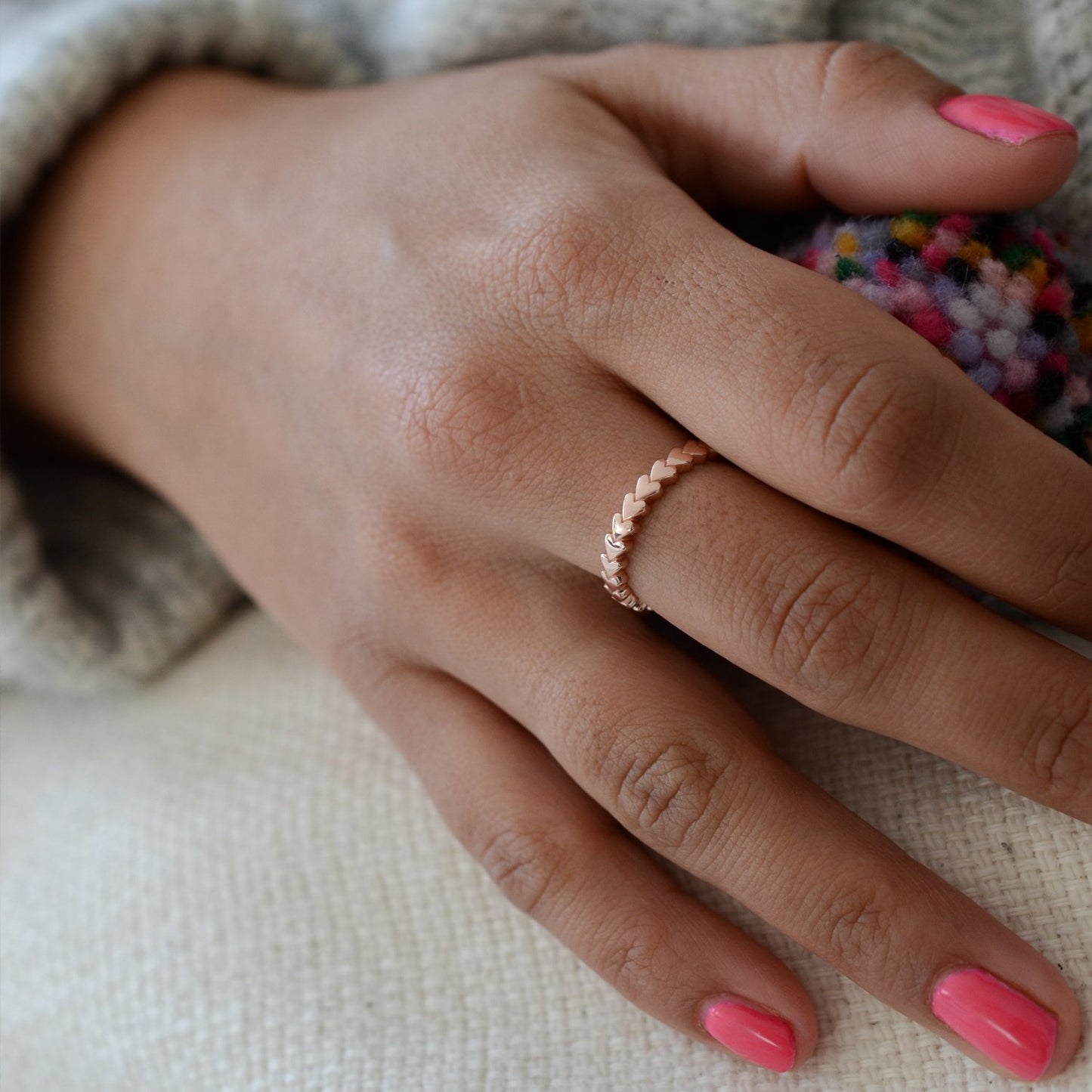 Always Forever Eternity Rose Gold Ring