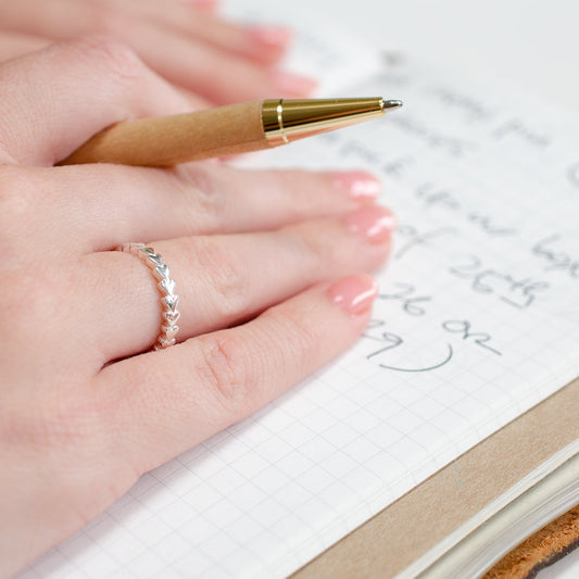 Always Forever Eternity Silver Ring