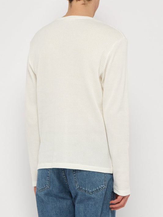 Waffle Effect Mako Cotton Top