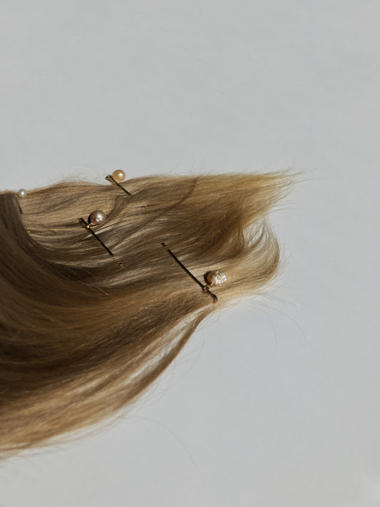 Rosebud Pearl Hair Pin