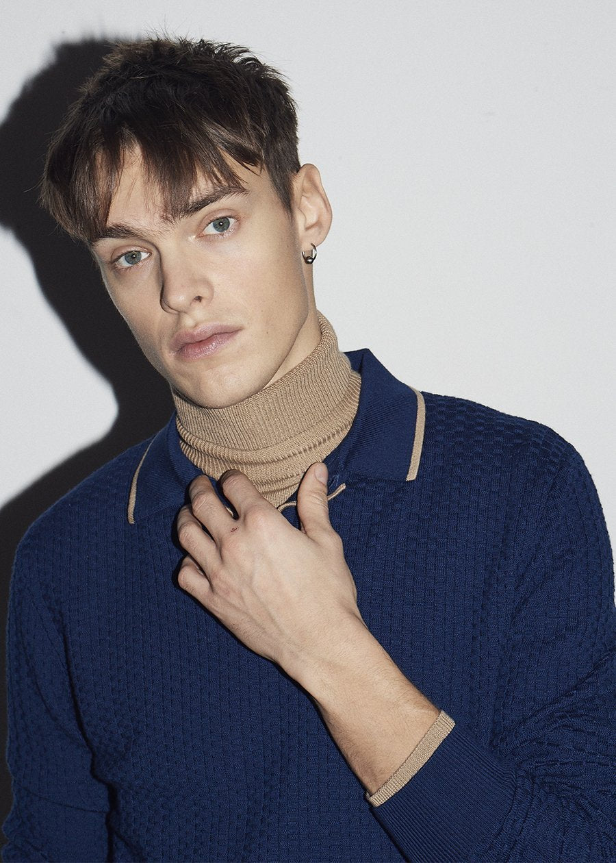 King & Tuckfield Textured Polo