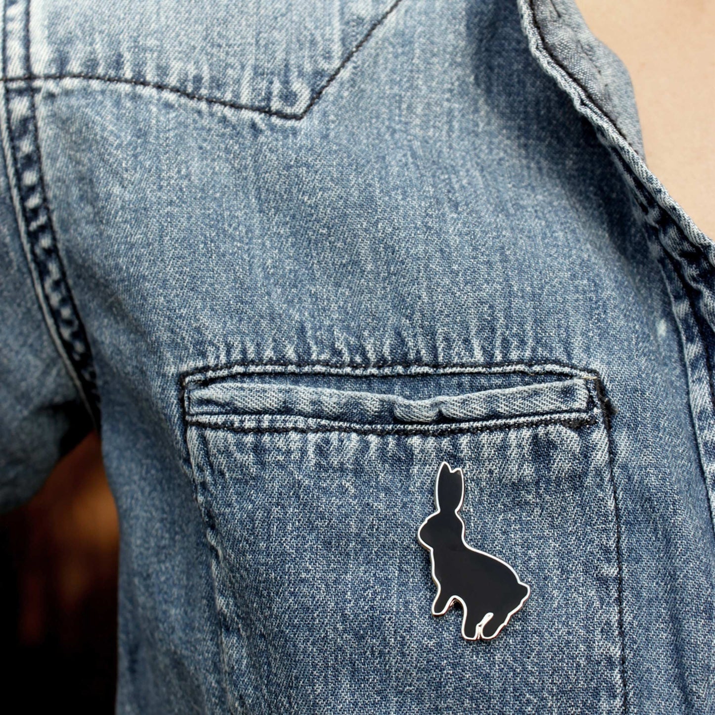 Bouncing Rabbit Pin