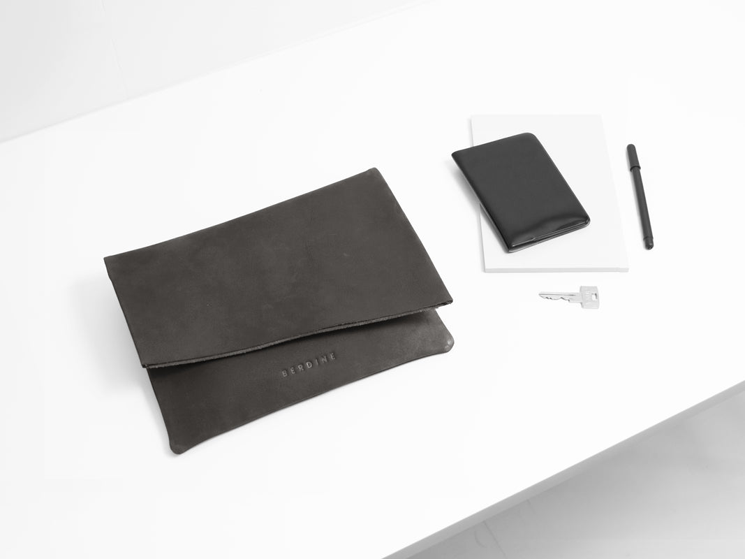Leather Fold Clutch