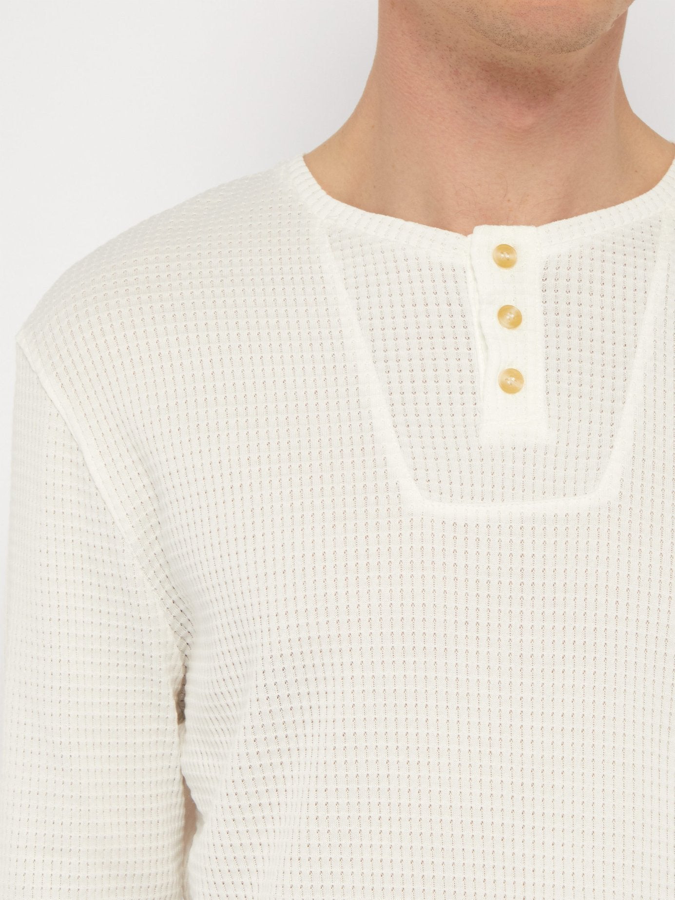 Waffle Effect Mako Cotton Top