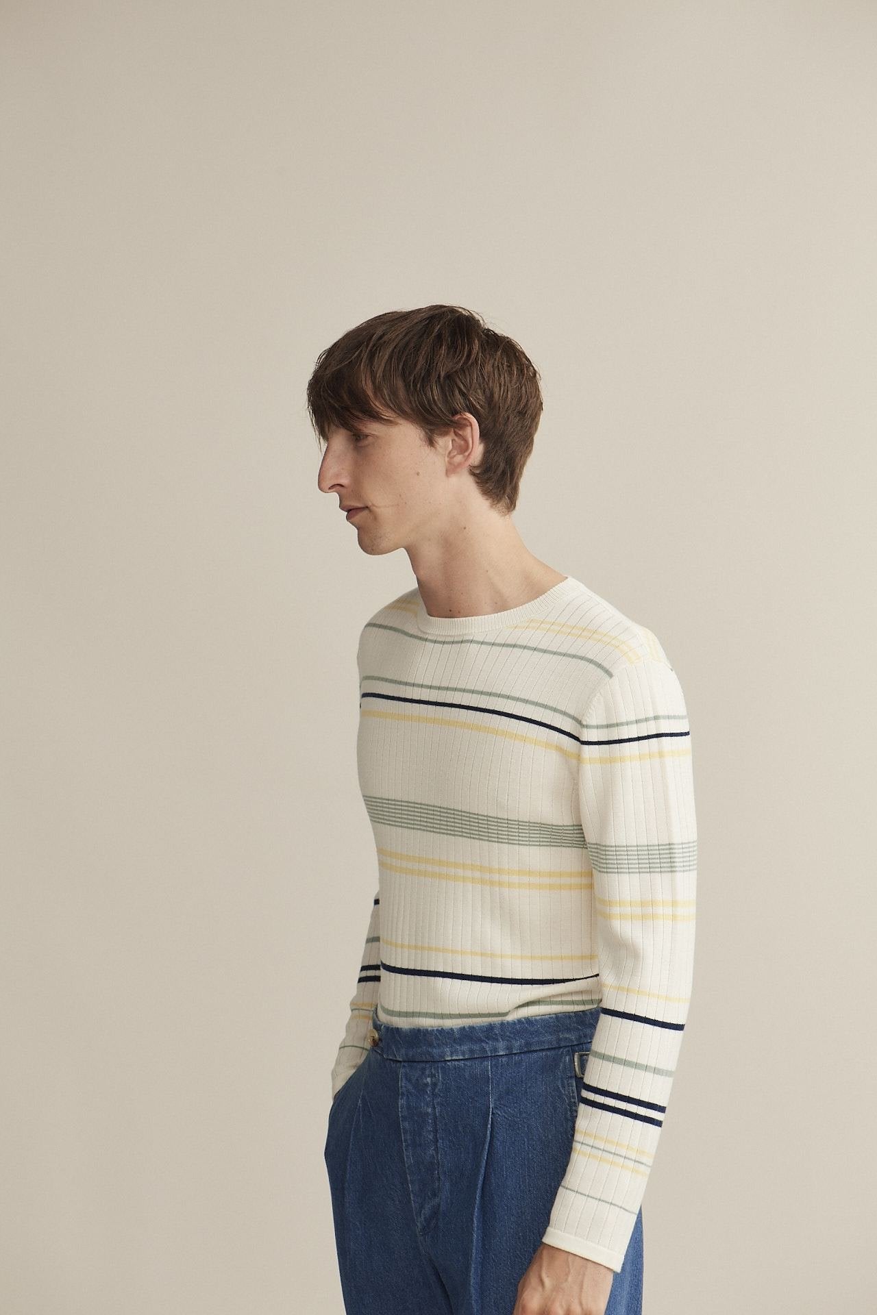 Ribbed Long Sleeve Sweater