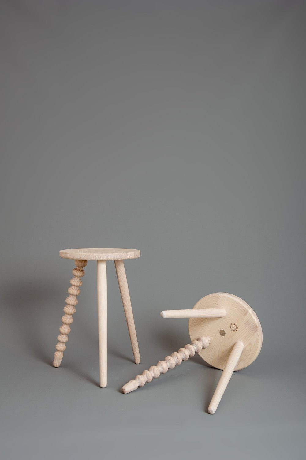Perfectly Imperfect Ash Stool