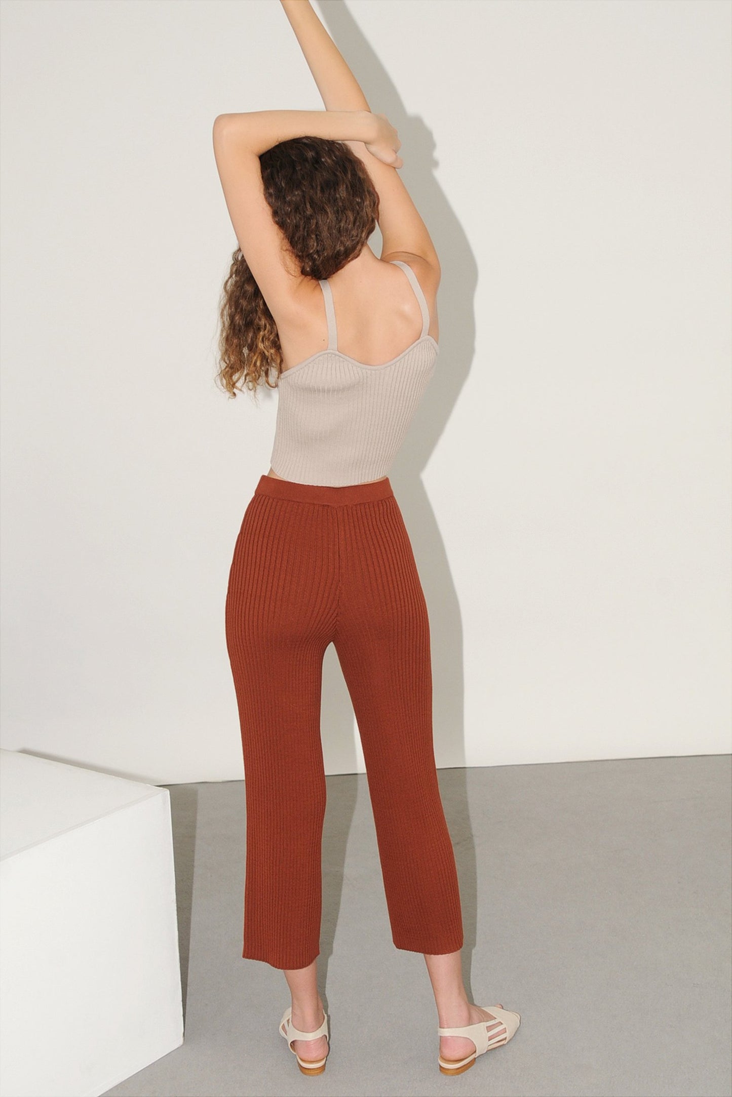 Silvestre Knitted Cotton Trousers