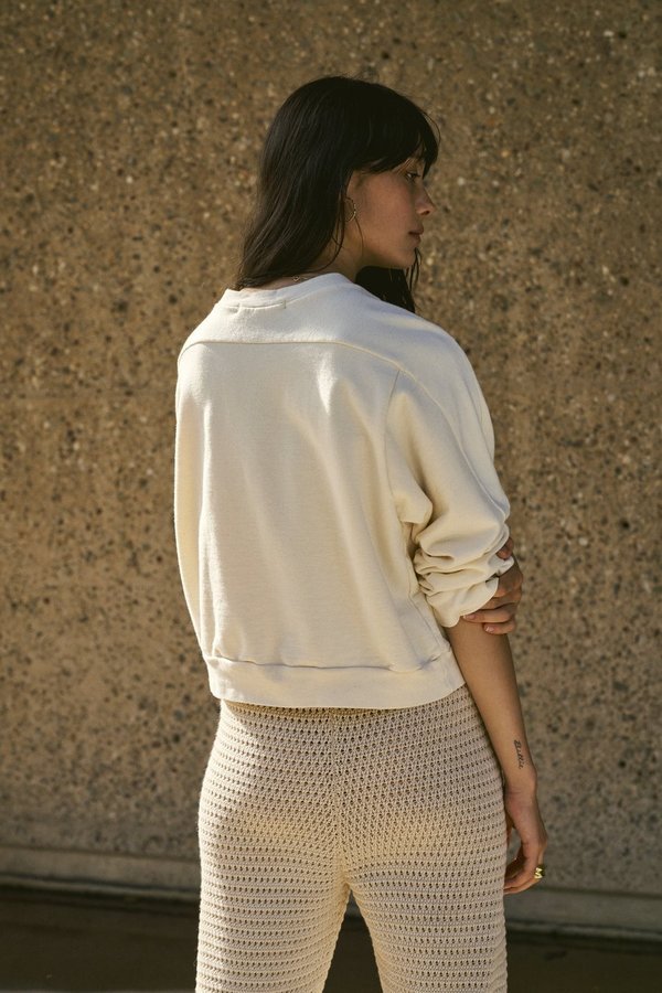 Easy Sweatshirt in Natural Organic Cotton