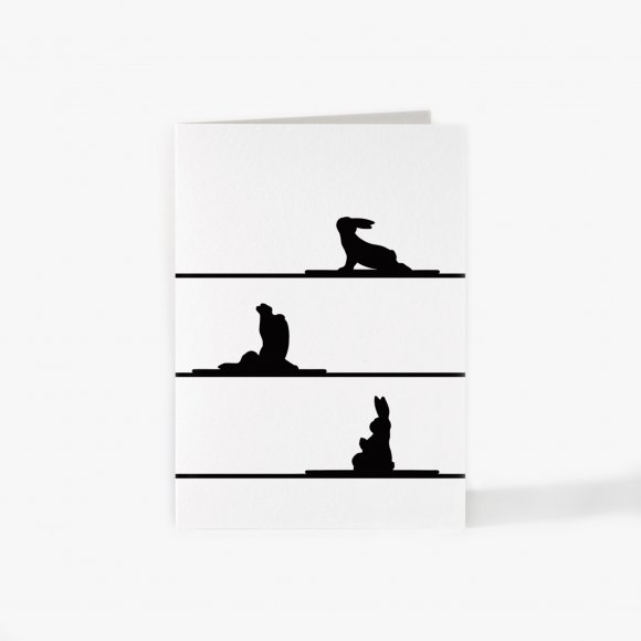 Yoga Rabbit Card | The Collaborative Store