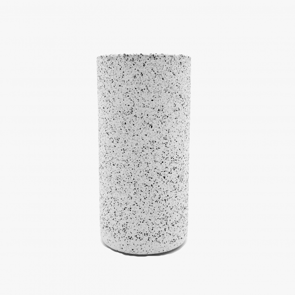 White Granite Vase  | The Collaborative Store
