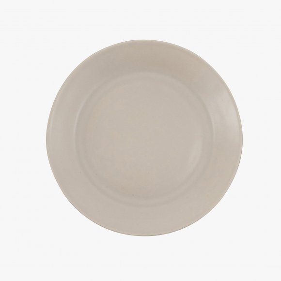Matt Greige Ceramic Side Plate | The Collaborative Store