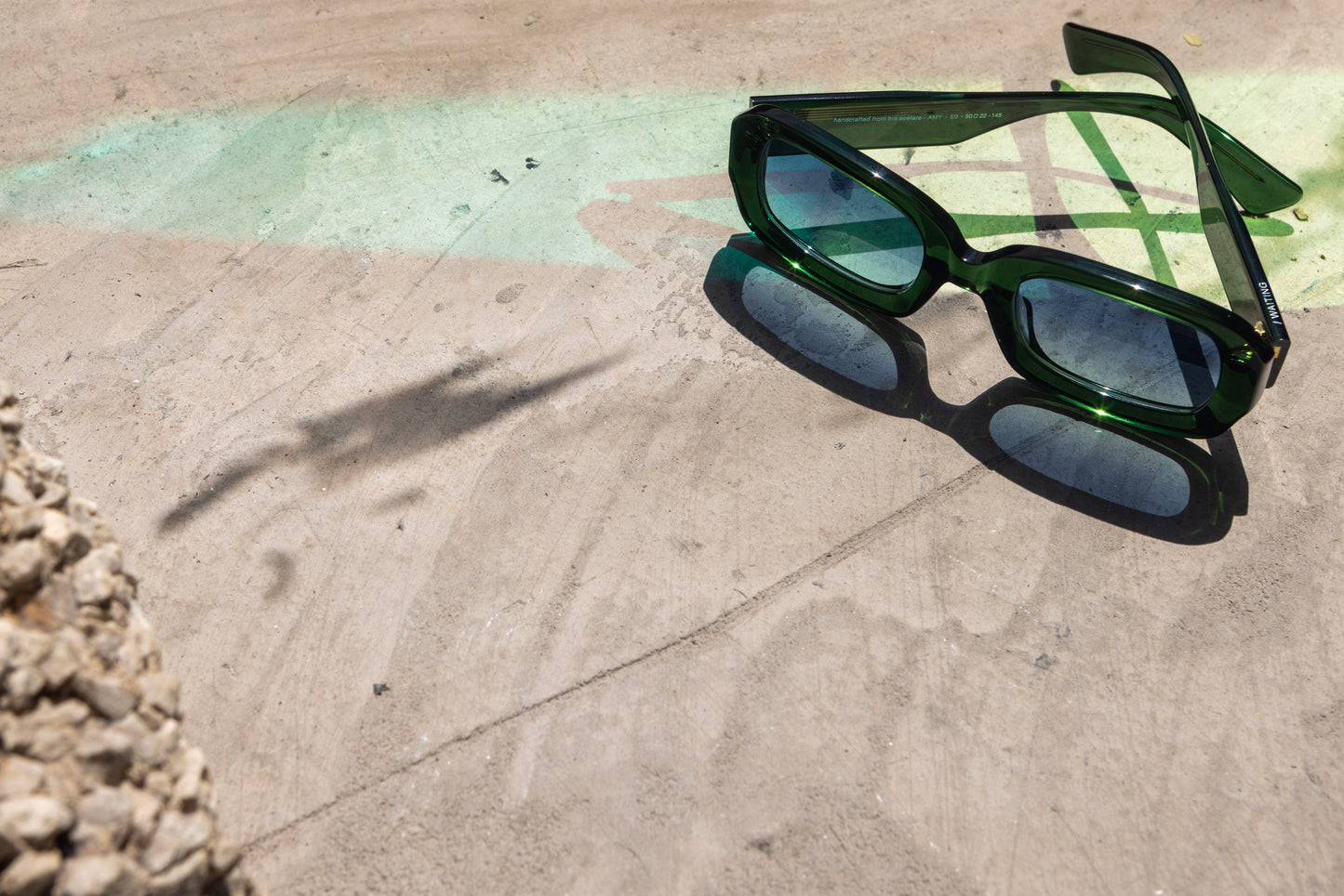 Amy Black Sunglasses with Black Lenses