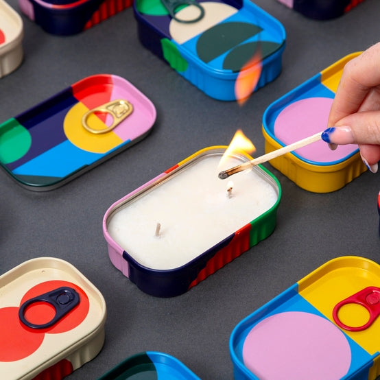 Season's Greetings Tinned Candle