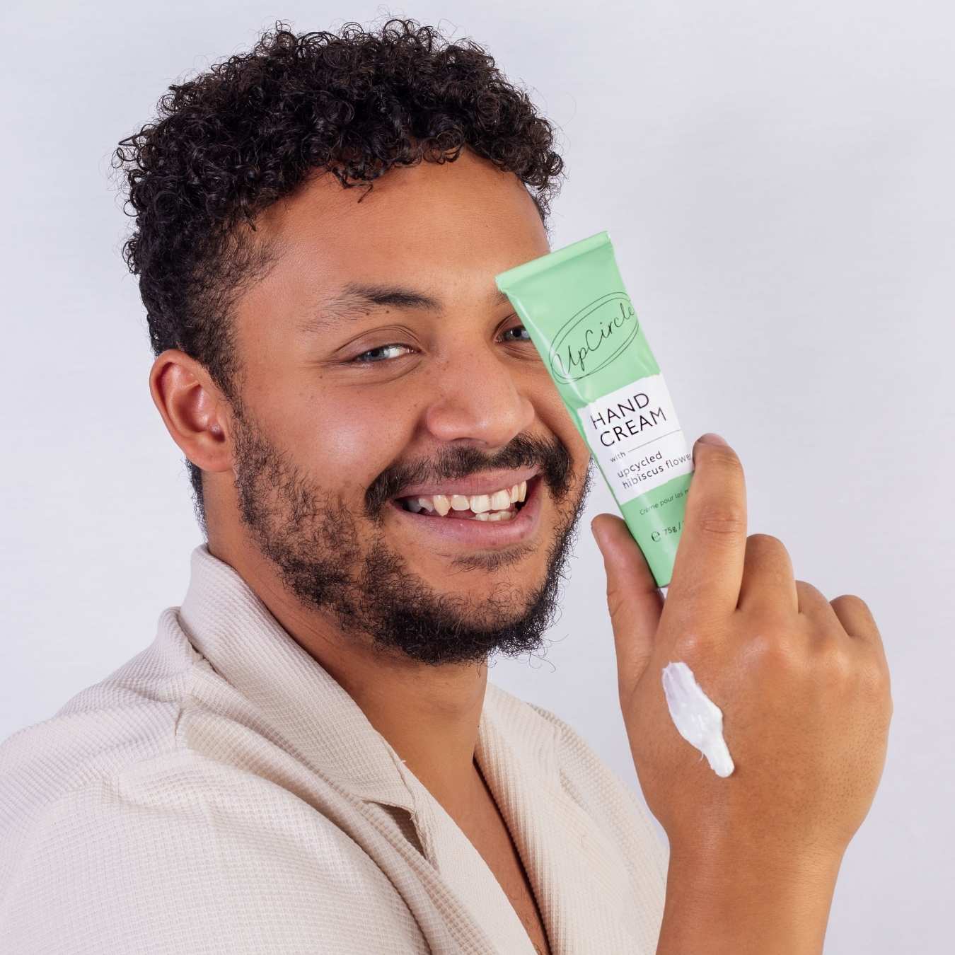 Certified Natural Hand Cream With Upcycled Hibiscus Flowers