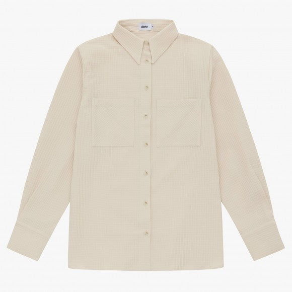 Pierre Organic Cotton Shirt in Ecru