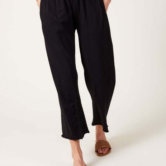 Easy Pants in Black Organic Cotton