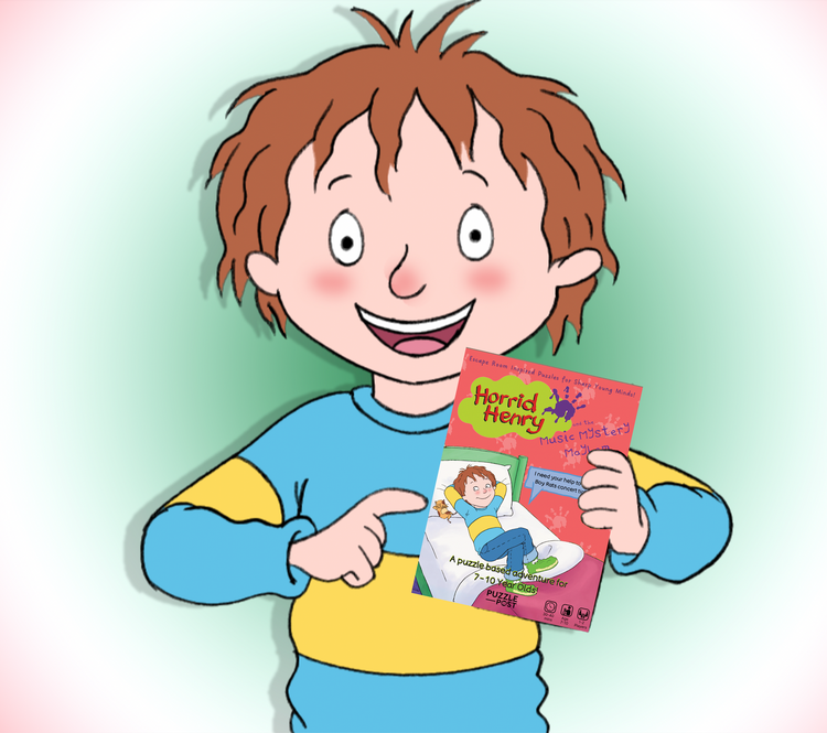 Horrid Henry & The Music Mystery Mayhem - An Escape Room In An Envelope For Kids