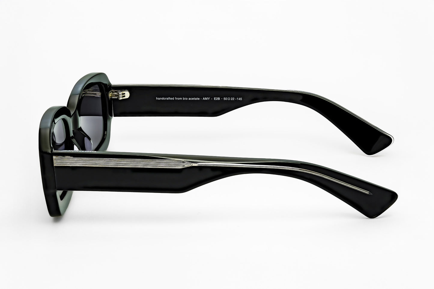 Amy Black Sunglasses with Black Lenses