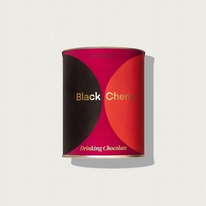Black Cherry Organic Drinking Chocolate - Dark Chocolate Flakes