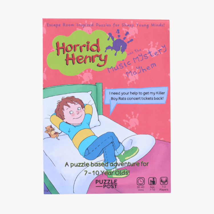 Horrid Henry & The Music Mystery Mayhem - An Escape Room In An Envelope For Kids