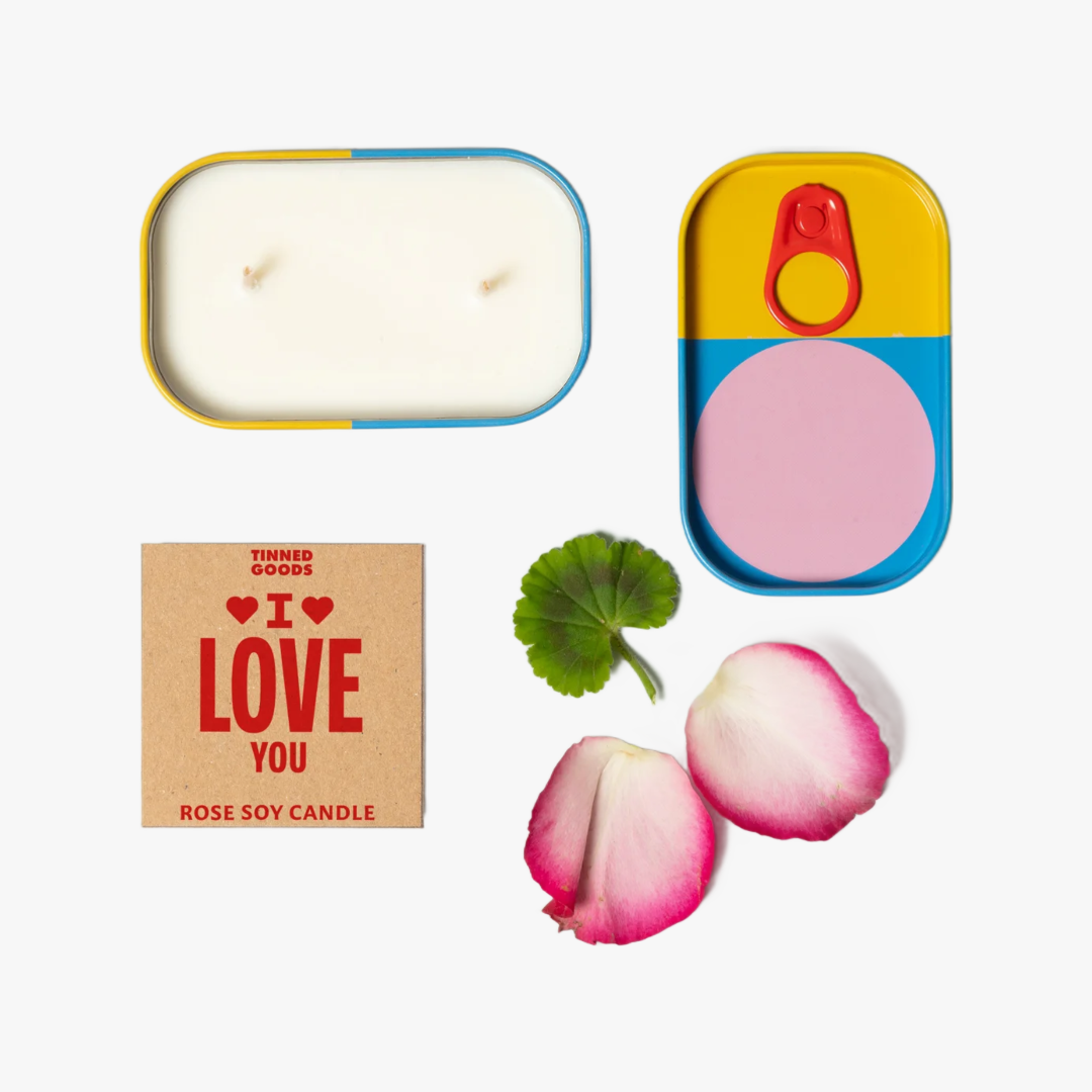 I Love You Tinned Candle