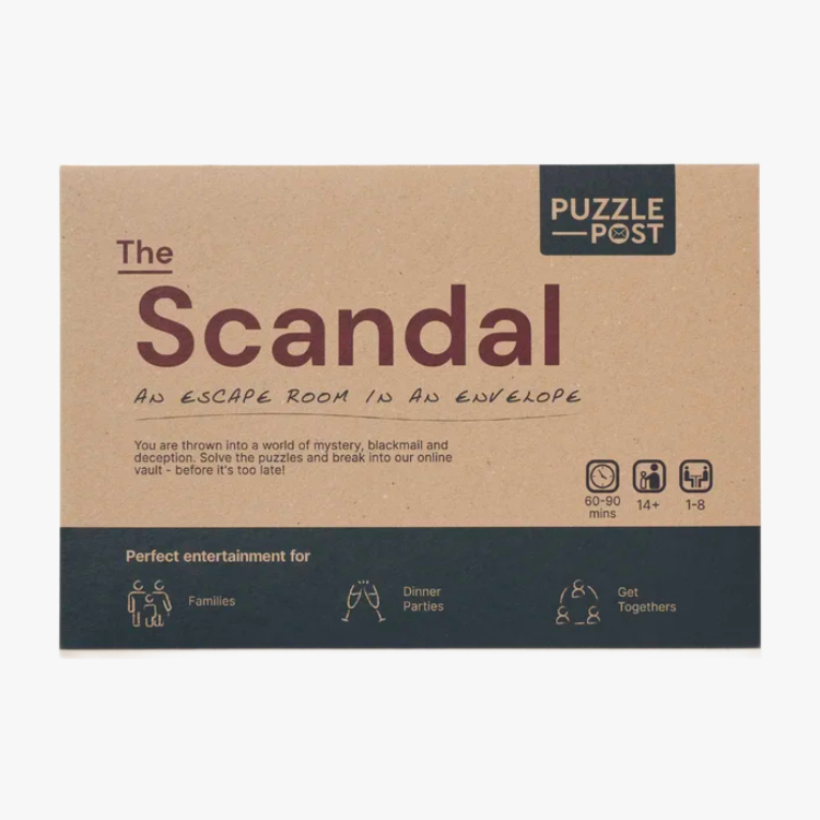 The Scandal Game - An Escape Room In An Envelope