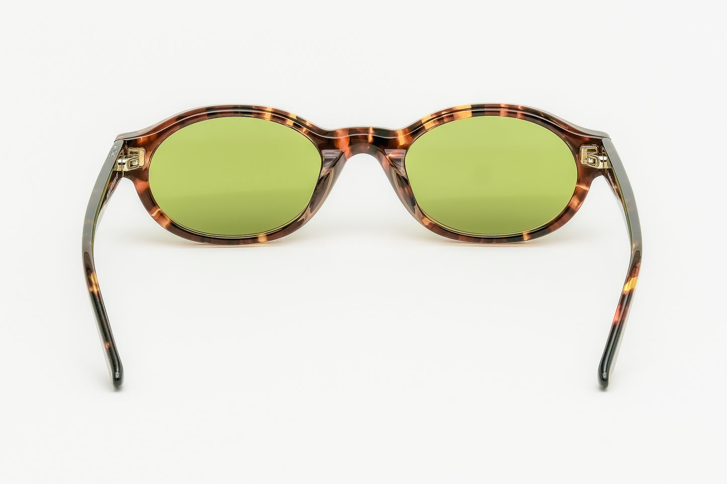 Kendall Tortoise Sunglasses with Green Lenses