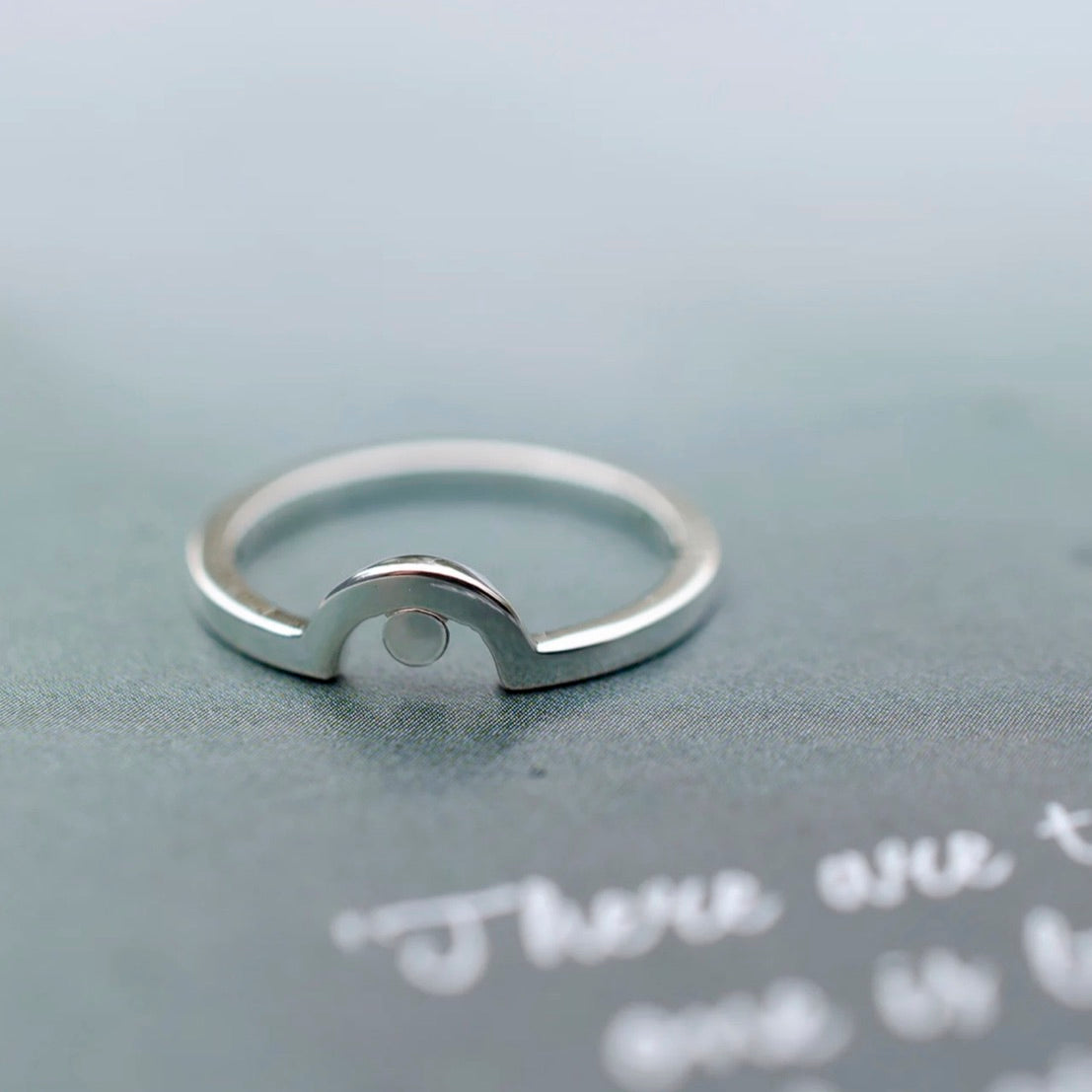 Over The Rainbow Silver Ring