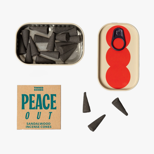 Peace Out Sandalwood Incense Cones