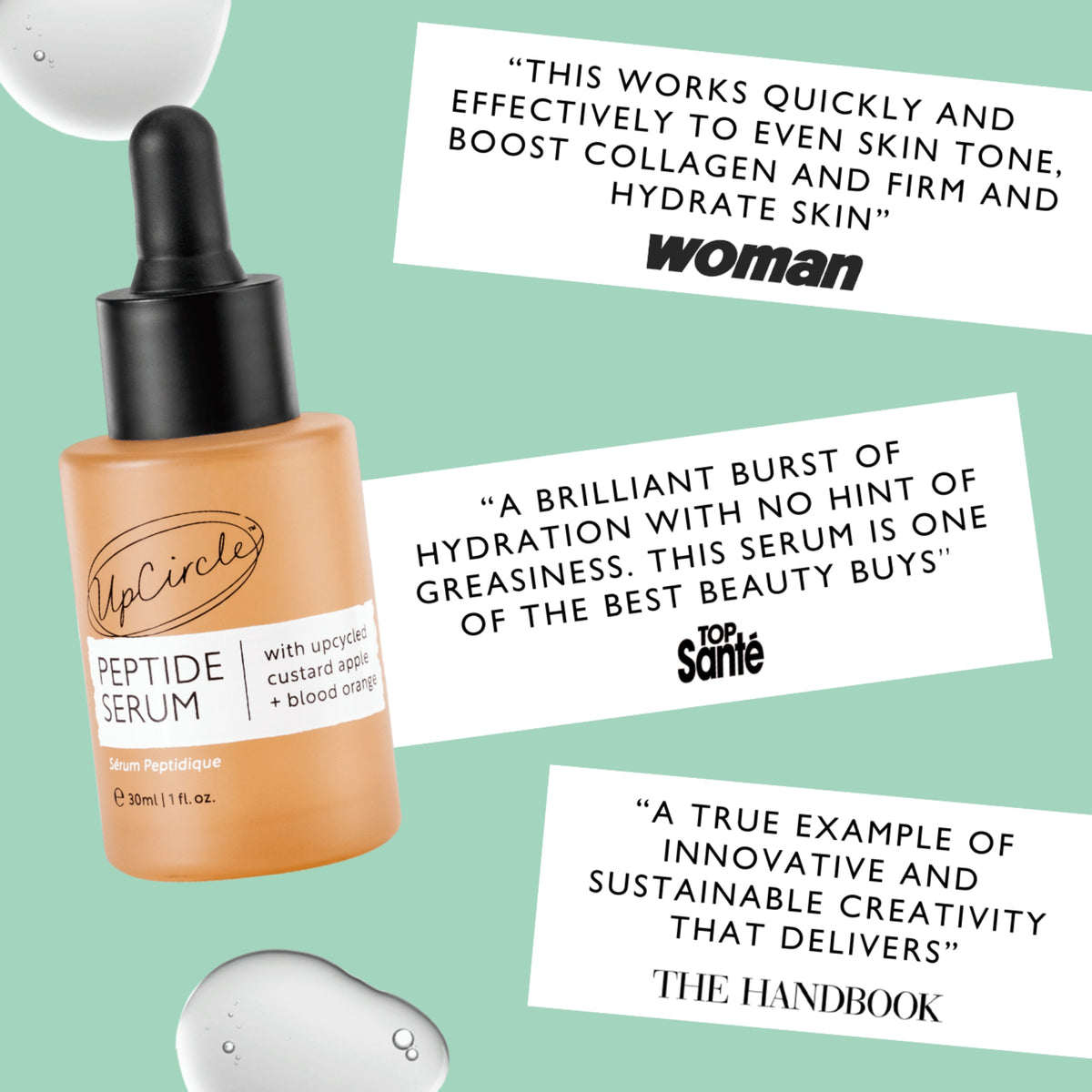 Certified Natural Peptide Serum With Custard Apple & Blood Orange