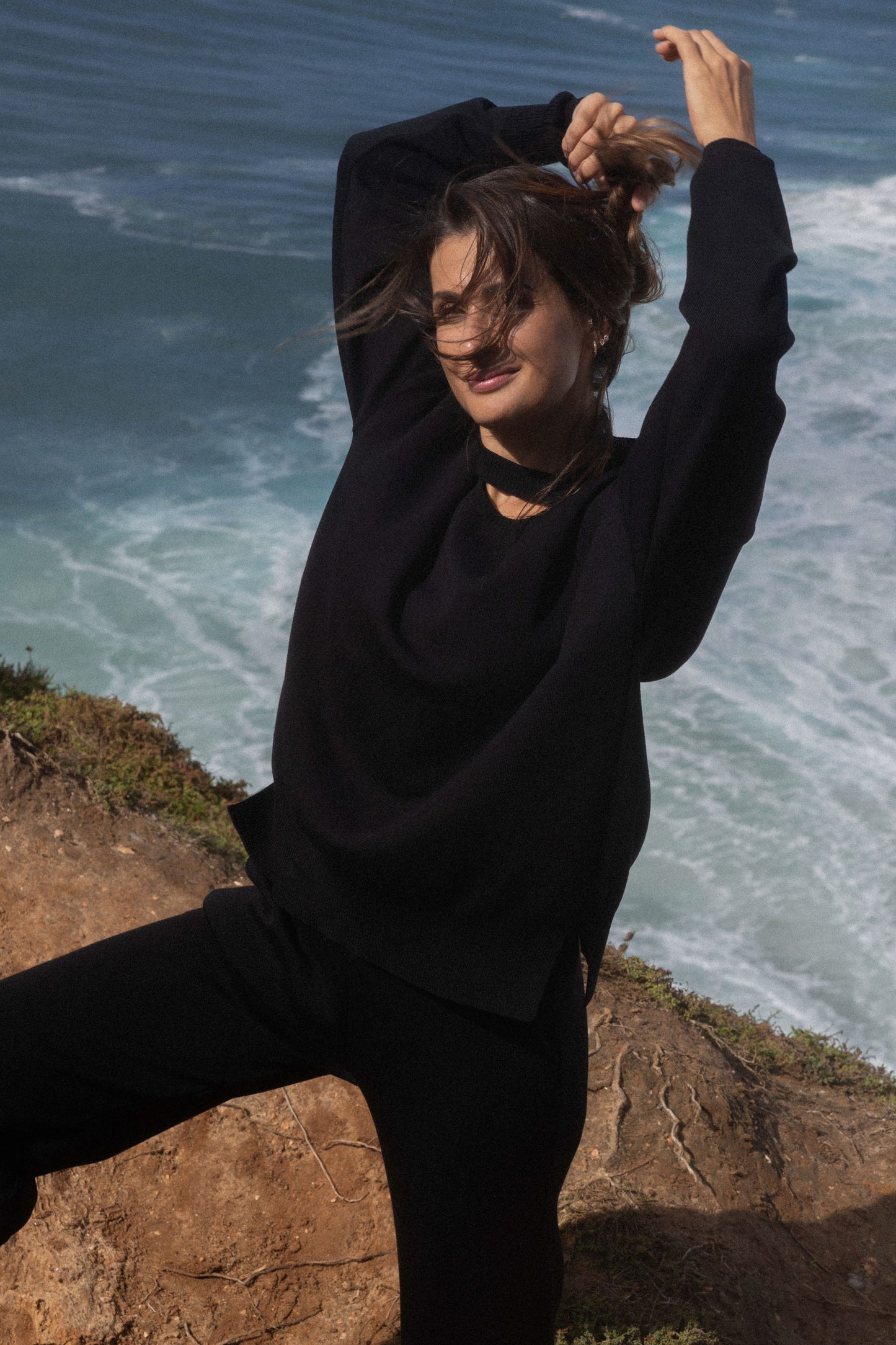 Rotondo Merino Sweater in Black