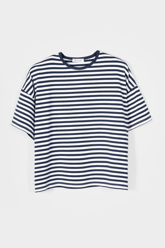 Sienna Ecovero Viscose Blend T-Shirt in Stripe