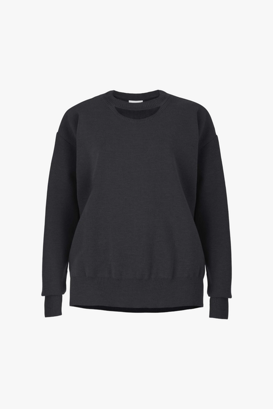 Rotondo Merino Sweater in Black