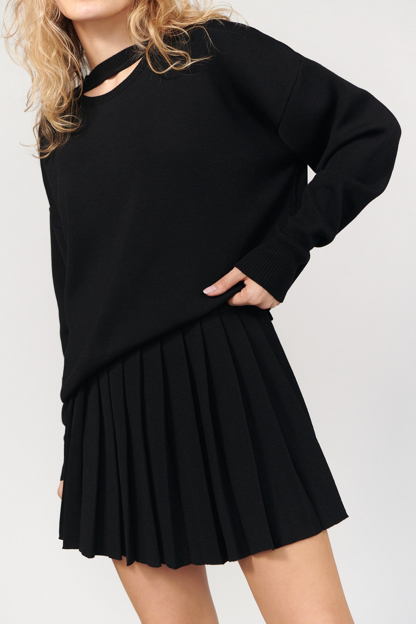 Rotondo Merino Sweater in Black