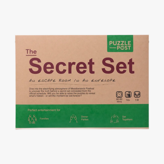 The Secret Set Game - An Escape Room In An Envelope