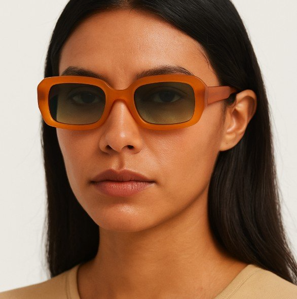 Amy Black Sunglasses with Black Lenses