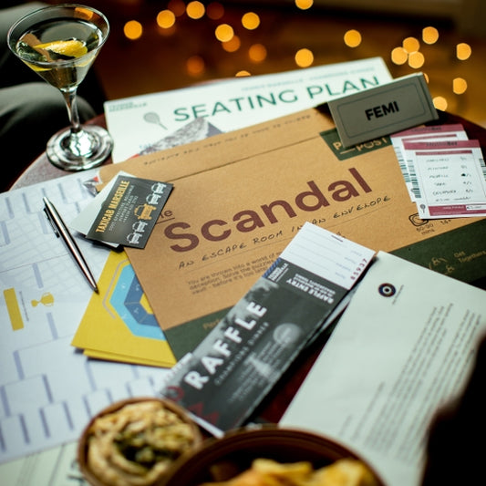 The Scandal Game - An Escape Room In An Envelope