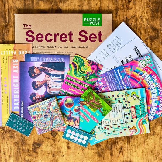 The Secret Set Game - An Escape Room In An Envelope