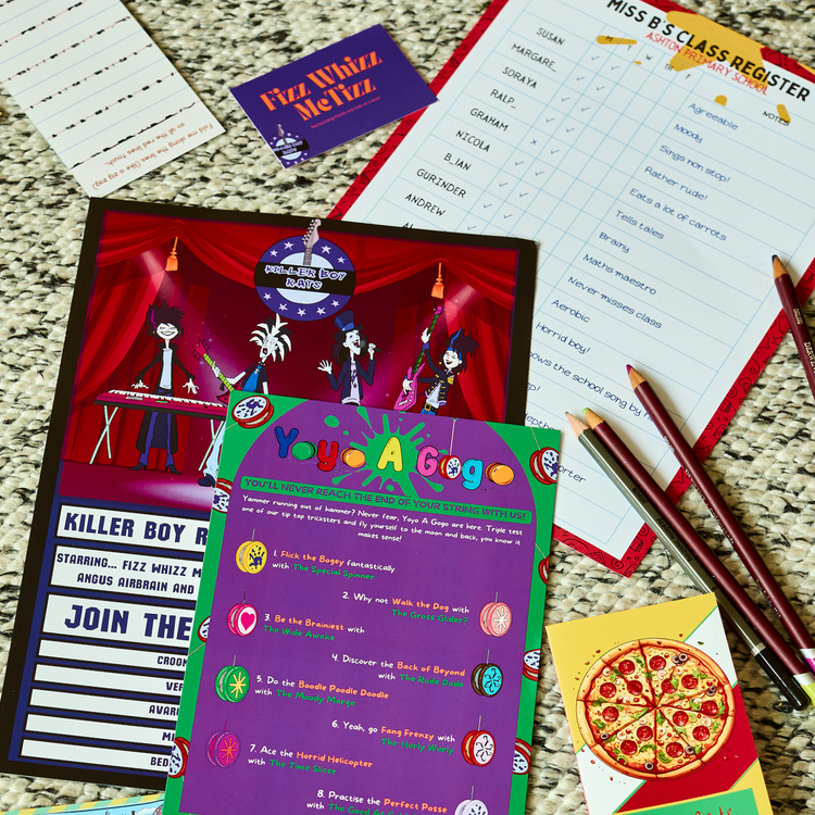 Horrid Henry & The Music Mystery Mayhem - An Escape Room In An Envelope For Kids