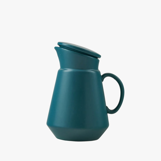 Matt Teal Ceramic Coffee Jug