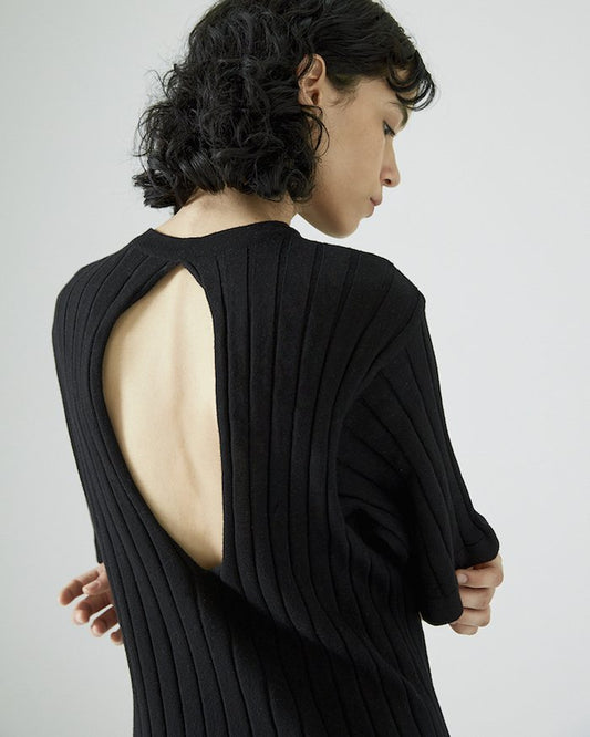 Alena Midi Dress in Black